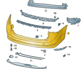 poszycie-zderzaka-skoda-octavia-tyl-5e7807421-produkt-nowy-oryginalny