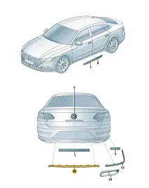 listwa-srodkowa-tylnego-zderzaka-chrom-arteon-produkt-nowy-oryginalny
