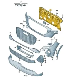 wzmocnienie-grilla-89a807233-q4-e-tron-nowa-oryginalna