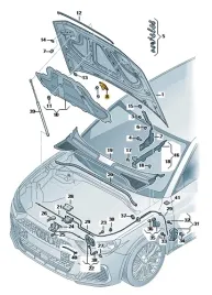 rygiel-maski-prawy-81a823186b-oe-audi-nowy