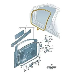 uszczelka-drzwi-wewnetrzna-8y0831721c-a3-8y-nowa-oryginalna
