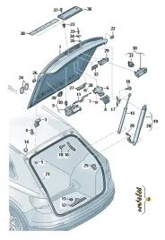 zestaw-montazowy-klapy-bagaznika-83a098617a-audi-q3-rsq3-nowy-oryginal