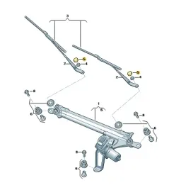 nakladka-ramienia-wycieraczki-przod-4n0955235-audi-oe