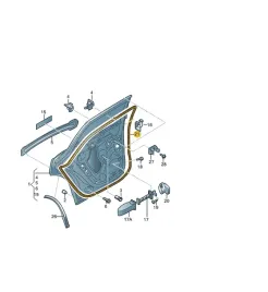 zewnetrzna-uszczelka-drzwi-audi-q5-8r0839911l