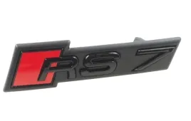 emblemat-na-grill-rs7-czarny-blyszczacy-4k8853736c-nowy-oe