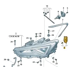 modul-led-lampy-przedniej-prawej-reflektora-seat-cupra-5fj941476-nowy-oe