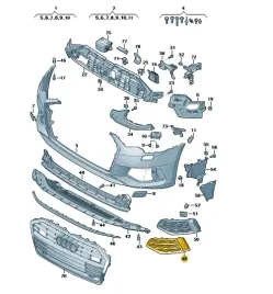 kratka-wlotu-powietrza-czern-satynowa-audi-a6-4k08076479b9