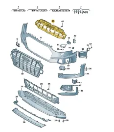 wzmocnienie-grila-atrapy-audi-a4-8w0807233b
