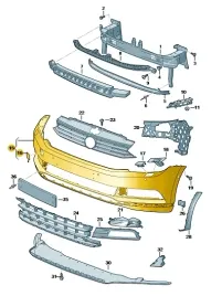 poszycie-zderzaka-przod-gruntowany-vag-oe-3g0807217kgru-nowe-oryginalne