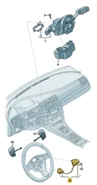 przyciski-kierownicy-czarny-bialy-vag-oe-1ea959442fkvq-nowy-oryginalny