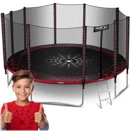 trampolina-ogrodowa-15ft-465cm-z-siatka-zewnetrzna-i-drabinka-neo-sport