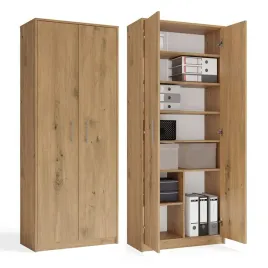 regal-biurowy-salon-oliv-2d-2-drzwi-dab-artisan-do-salonu-biura-gabinetu