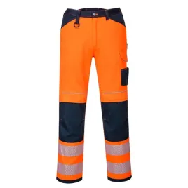 spodnie-robocze-ostrzegawcze-pw340-portwest-pomaranczowy-granatowy-r-40