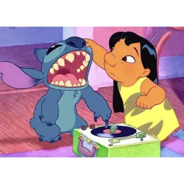 malowanie-po-numerach-z-rama-disney-lilo-i-stitch-gramofon-50x40-cm