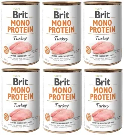 brit-mono-protein-turkey-6-x-400-g-monobialkowa-mokra-karma-z-indykiem-psy