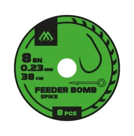 przypon-feeder-bomb-z-igla-hak-bezzadziorowy-nr-8-023-mm-38-cm-mikado