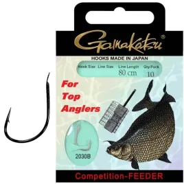 gamakatsu-haczyki-wiazane-feeder-str-2030b-80cm-rozm-10-22-mm