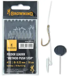 browning-feeder-method-przypon-z-push-stop-nr14-bezzadziorowe