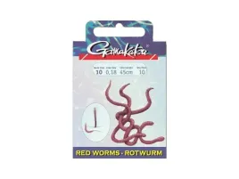 gamakatsu-haczyki-wiazane-red-worm-5260r-45cm-rozm-6-022mm