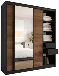 szafa-przesuwna-z-lustrem-180-cm-loft-z-polkami-szuflady-drazki-orzech