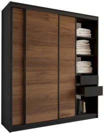 szafa-przesuwna-180-cm-loft-z-polkami-szuflady-drazki-orzech
