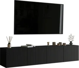 szafka-rtv-ryflowana-200-cm-lori-stolik-tv-wiszaca-czarna-4-drzwi-do-salonu