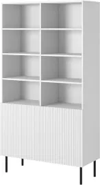 regal-na-ksiazki-pelio-100-cm-salon-sypialnia-drzwi-polki-100-cm-ryflowany