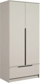 szafa-dwudrzwiowa-90-cm-soro-uchylna-na-ubrania-bezowy-szuflada-drazki
