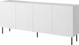 biala-komoda-200-cm-pelio-szafka-sypialnia-salon-4-drzwi-ryflowana