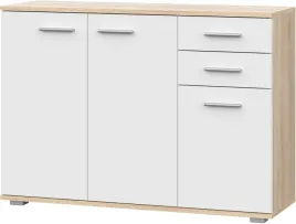 komoda-103-cm-fondi-3-drzwi-szuflady-polki-salon-sypialnia-bialy-dab-sonoma