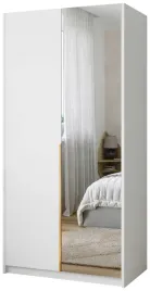 biala-szafa-z-lustrem-100-cm-asan-wysoka-na-ubrania-uchylna-zlote-uchwyty