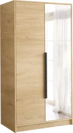 szafa-garderoba-100-cm-lesto-z-lustrem-na-ubrania-2-drzwiowa-czarny-uchwyt