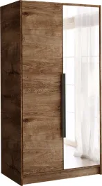 szafa-garderoba-100-cm-lesto-z-lustrem-na-ubrania-2-drzwiowa-dab-lefkas