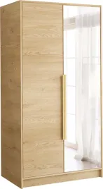 szafa-garderoba-100-cm-lesto-z-lustrem-na-ubrania-2-drzwiowa-zloty-uchwyt