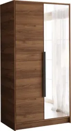szafa-z-lustrem-100-cm-lesto-garderoba-na-ubrania-2-drzwiowa-orzech-warmia