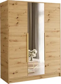 duza-szafa-150-cm-lesto-z-lustrem-3-drzwiowa-polki-do-sypialni-dab-artisan