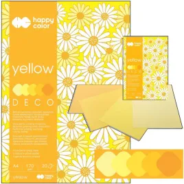 happy-color-blok-techniczny-a4-170g-deco-yellow