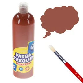 astra-farba-farby-plakatowe-w-butelce-500-ml-brazowa