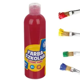 astra-farba-farby-plakatowe-w-butelce-czerwona-ciemna-250ml