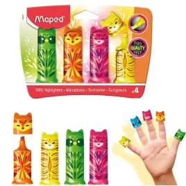 maped-zakreslacz-zakreslacze-fluo-mini-friends-4-kol