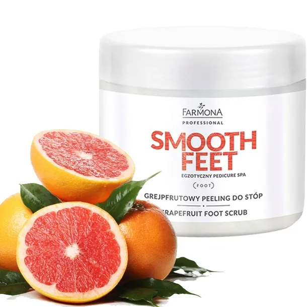 FARMONA SMOOTH FEET, Grejpfrutowy peeling do stóp 500g nowa pojemność