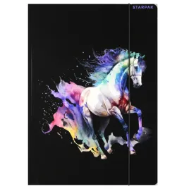 teczka-z-gumka-a4-horses-starpak