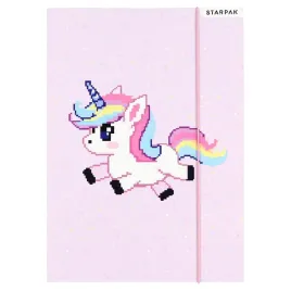 teczka-z-gumka-a4-pixel-unicorn-mix-starpak