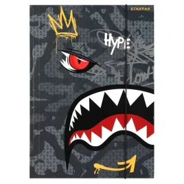 teczka-z-gumka-a4-shark-mix-starpak