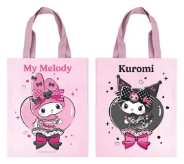 torba-tote-sanrio-my-melody-i-kuromi-pink-black-party
