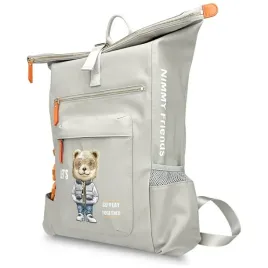 plecak-nimmy-coolandcute-2-0-bear-do-laptopa-szary