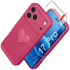 etui-do-iphone-17-pro-case-silikonowe-matowe-serce-szklo-ochronne-9h