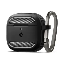 spigen-rugged-armor-airpods-4-czarny-matte-black-acs08642