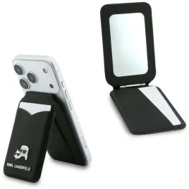 portfel-z-lusterkiem-karl-lagerfeld-stand-mirror-magsafe-czarny