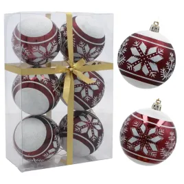 bombki-choinkowe-burgundowe-ze-sniezynka-nordycka-8cm-kpl-6-szt